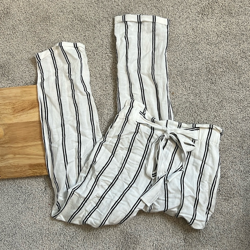 MANGO | Striped Pants